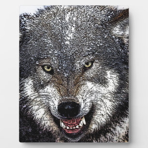 Wild Wolf Fotoplatte