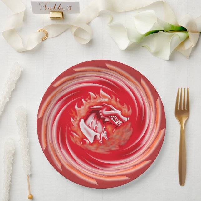 Wild Wolf Whirling Teller (Hochzeit)