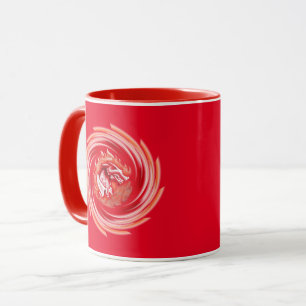 Wild Wolf Wirbelnde Rotkäppchen-Tasse Tasse