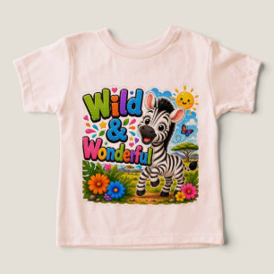 Wild & Wonderful Zebra Süßes Safari-Tier-Design