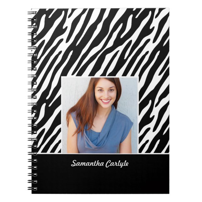 Wild Zebra Notebook Notizblock (Vorderseite)
