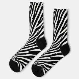 Wild Zebra Pattern Socken