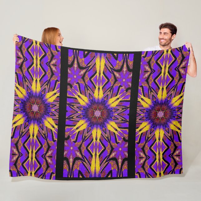 WILDBLUME 1 FLEECEDECKE (Beispiel)