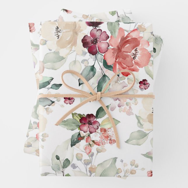 Wildblume 7. geschenkpapier set (Beispiel)