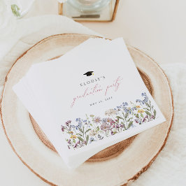 Wildblume Abschluss Paper Napkins Floral Serviette