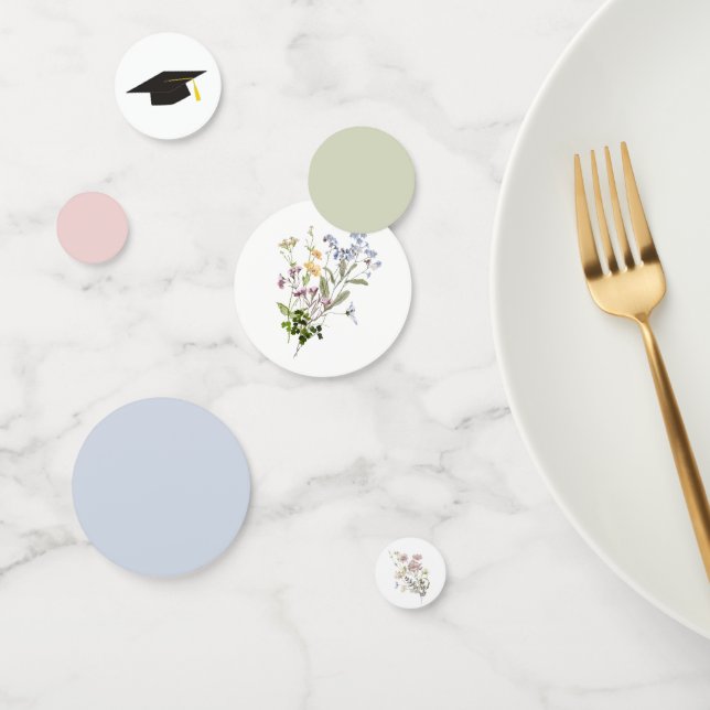 Wildblume Abschluss Table Confetti Floral Boho Konfetti (Gruppe)