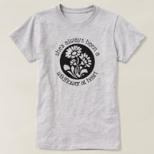 "Wildblume am Herzen" grafischer T - Shirt