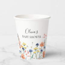 Wildblume Aquarell Blütendusche