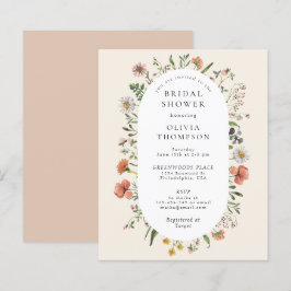 Wildblume Arch Brautparty