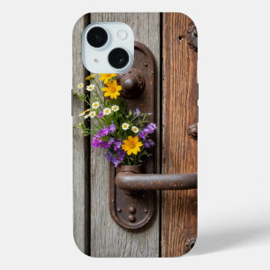 Wildblume auf rostfreiem Türgriff Case-Mate iPhone Hülle