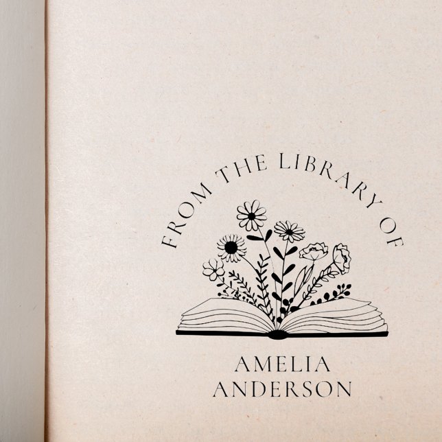 Wildblume aus der Bibliothek des Individuellen Nam Permastempel (Von Creator hochgeladen)