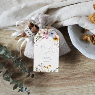 Wildblume Baby Duwer Gefallen Tags Geschenkanhänger