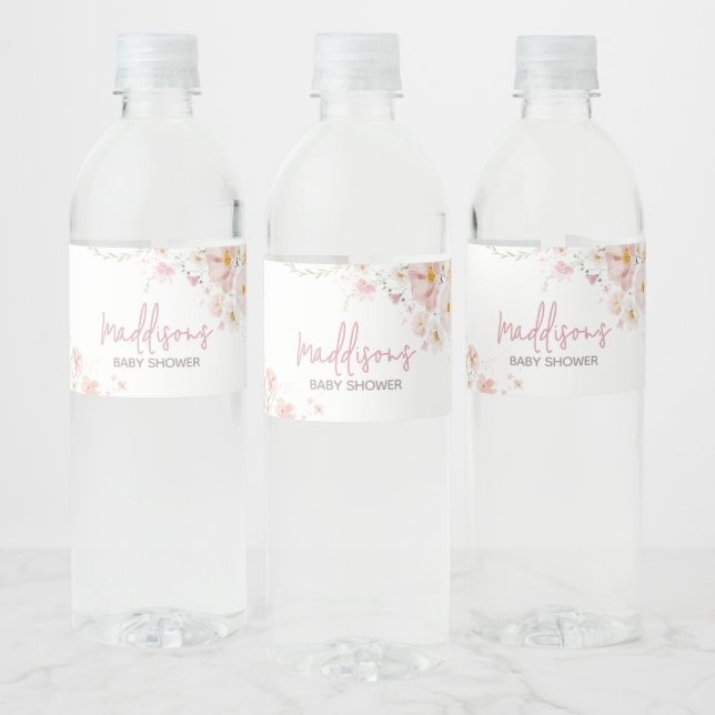 Wildblume Baby in Bloom Baby Dusche (Flaschen)