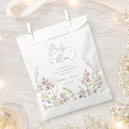 Wildblume Baby in Bloom Baby Dusche Geschenktütchen