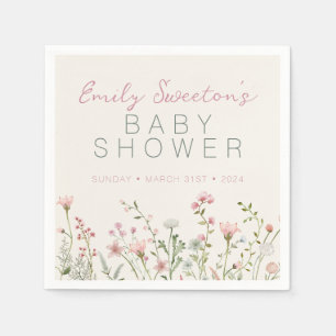Wildblume Baby in Bloom Baby Dusche Serviette