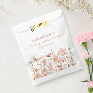 Wildblume Baby in Bloom Girl Babydusche Geschenktütchen