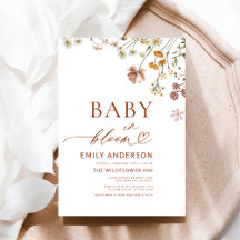 Wildblume Baby in Bloom Terracotta Kinderdusche