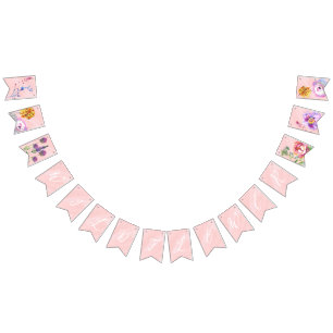 Wildblume Baby Showbanner Wimpelkette