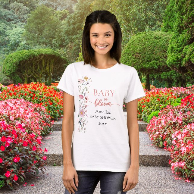 Wildblume Babydusche Matching Family T-Shirt (Von Creator hochgeladen)