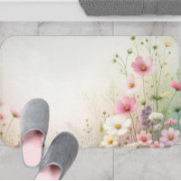 Wildblume Badematte, Kerne Badewanne Rucksack
