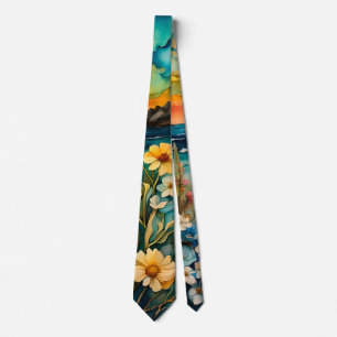 Wildblume Beach Garden Krawatte