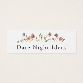 Wildblume Bloom Date Night Ideenkarte