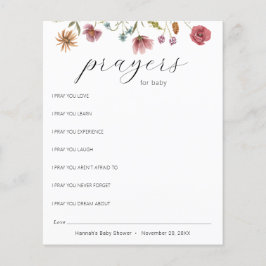 Wildblume Bloom Gebete für Baby