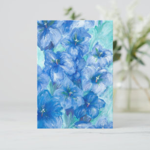 Wildblume Blue Gentian Dankeskarte