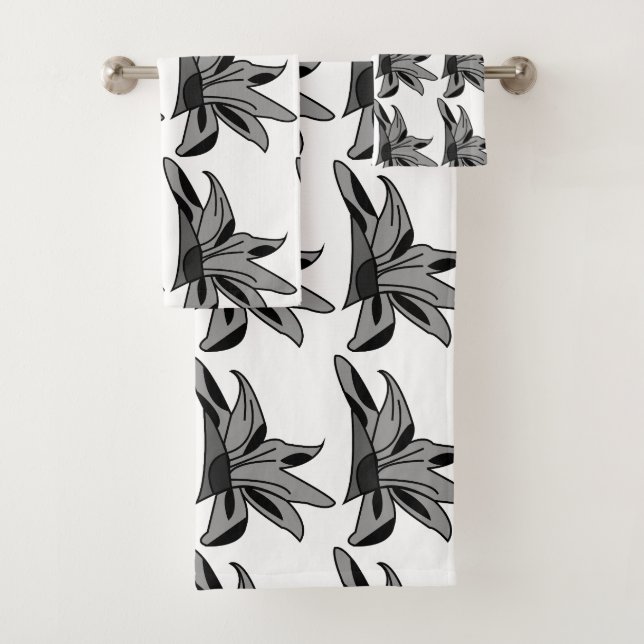 Wildblume Blume Badhandtuch Set (Insitu)