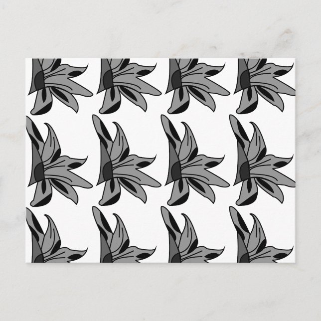 Wildblume Blume Postkarte (Vorderseite)