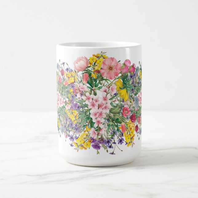 Wildblume Blumenart Inspiriert Farblich Kaffeetasse (Mittel)