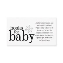 Wildblume Blumenbücher für Babykarten
