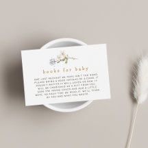 Wildblume Blumenbücher für die Babyverpackungskart