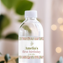 Wildblume Blumengarten Geburtstag Wasser Flasche L
