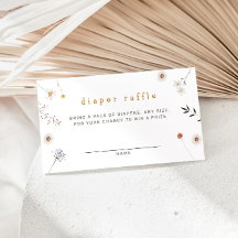 Wildblume Blumenmuster-Raffel