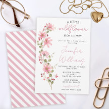 Wildblume Blumenrosa Wasserfarben Kindermädchen Du