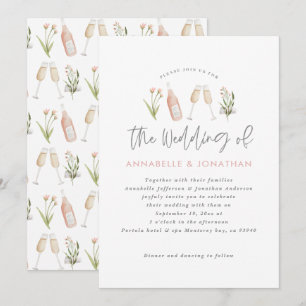 Wildblume Blumensekt Moderne Schrift Ankündigung