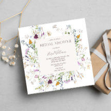 Wildblume Blumenwasser Brautparty