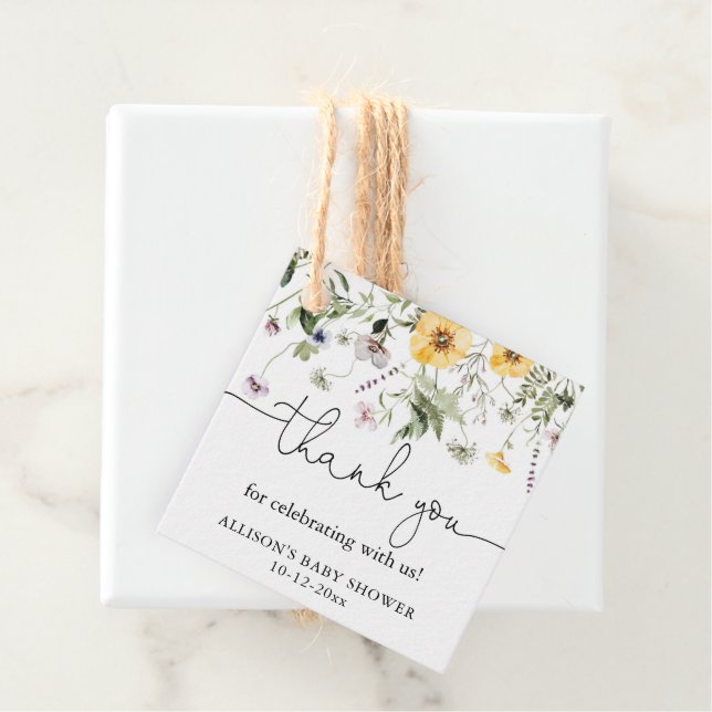 Wildblume Blütenlavender lila Vegetation Geschenkanhänger (Beispiel)