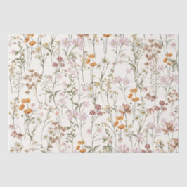 Wildblume Boho Bloom Garden Boho Seidenpapier