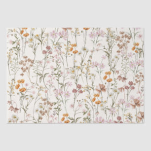 Wildblume Boho Bloom Garden Boho Seidenpapier