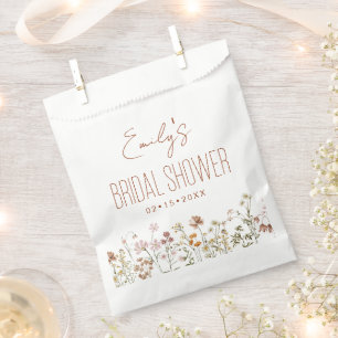 Wildblume Boho Brautparty im Blumengarten Geschenktütchen