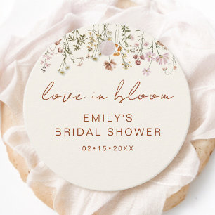 Wildblume Boho Brautparty Liebe im Blumengarten Geschenkanhänger
