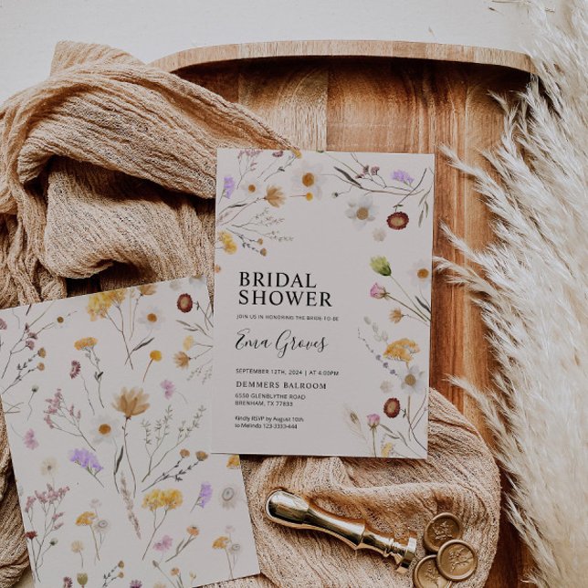 Wildblume Boho Bridal Dusche Einladung (Von Creator hochgeladen)