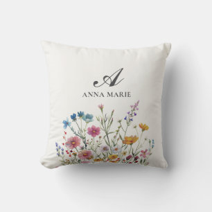 Wildblume Boho Chic Baby Girl Kinderzimmer Kissen