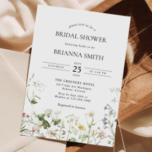 Wildblume Boho Floral Garden Brautparty