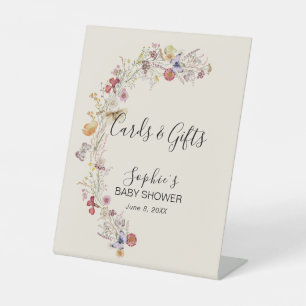 Wildblume Boho Garden Baby in Bloom Karten & Gesch Sockelschild