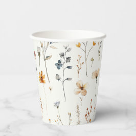 Wildblume boho pappbecher