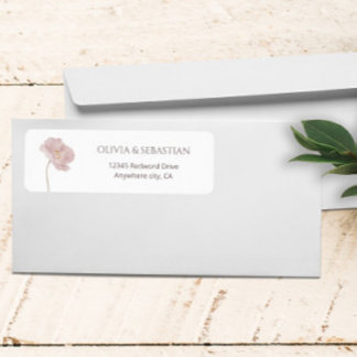 Wildblume Boho Wedding Rücksendeadresse