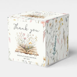 Wildblume | Book Theme Baby Shower Geschenkschachtel